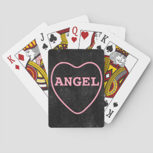 Pink Candy Angel Herzlich Willkommen im Valentiner Spielkarten