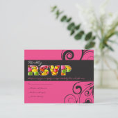 PINK CANDY Bat Mitzvah Einladungskarte Einladung (Stehend Vorderseite)