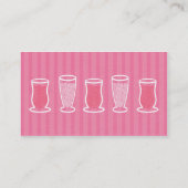 Pink Candy Catering Business Card Visitenkarte (Rückseite)