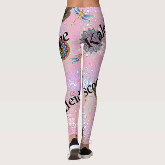 Pink Candy Floss Steampunk Leggings (Rückseite)