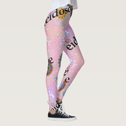 Pink Candy Floss Steampunk Leggings (Rechts)