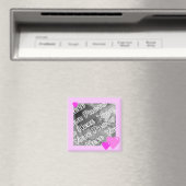 Pink Candy Hearts Magnet (In Situ (Geschirrspüler))