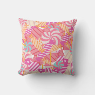 Pink Candy Lollipop Suckers Kissen