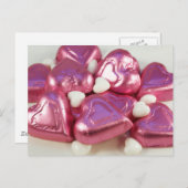 Pink Candy Postkarte (Vorne/Hinten)