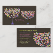 Pink Candy Retro Personal Business Visitenkarte (Vorne/Hinten)