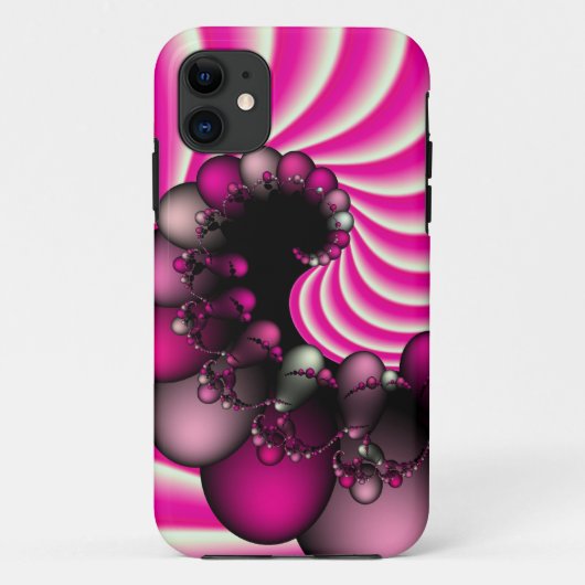 Pink Candy Swirl Case-Mate iPhone Hülle (Rückseite)