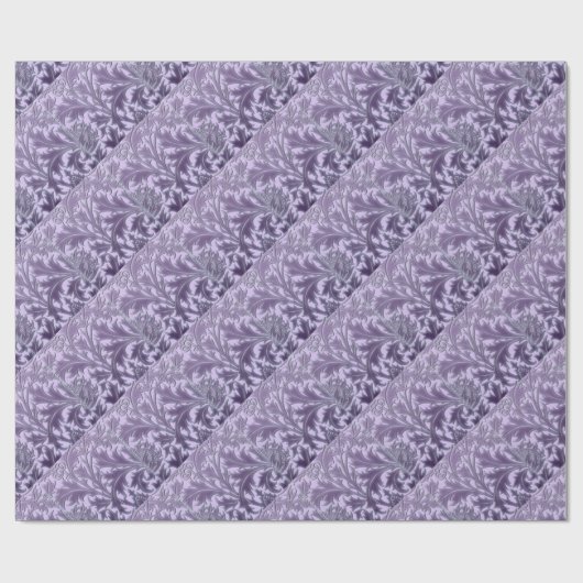 Pink Candy Thistle Geschenkpapier (Flach)