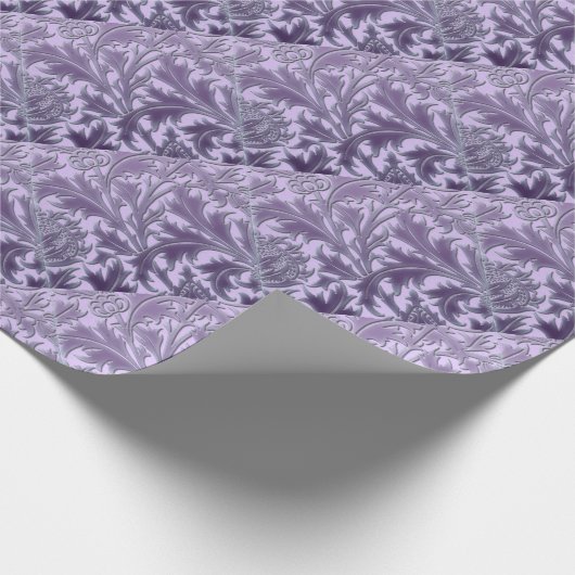 Pink Candy Thistle Geschenkpapier (Ecke)