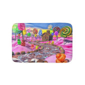 Pink Candyland Bathmat Badematte (Vorderseite)