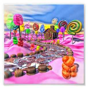 Pink Candyland Fotodruck