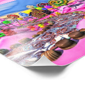 Pink Candyland Fotodruck (Ecke)