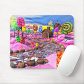 Pink Candyland Mousepad (Mit Mouse)