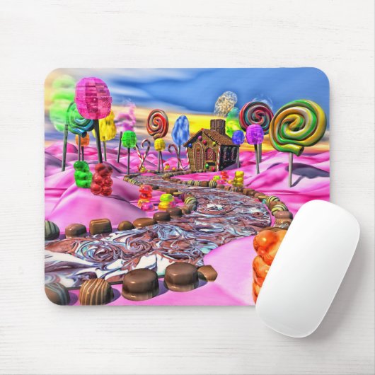 Pink Candyland Mousepad (Mit Mouse)