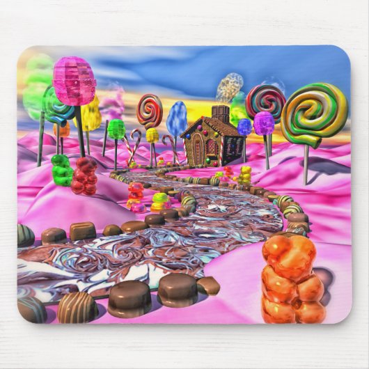 Pink Candyland Mousepad (Vorne)