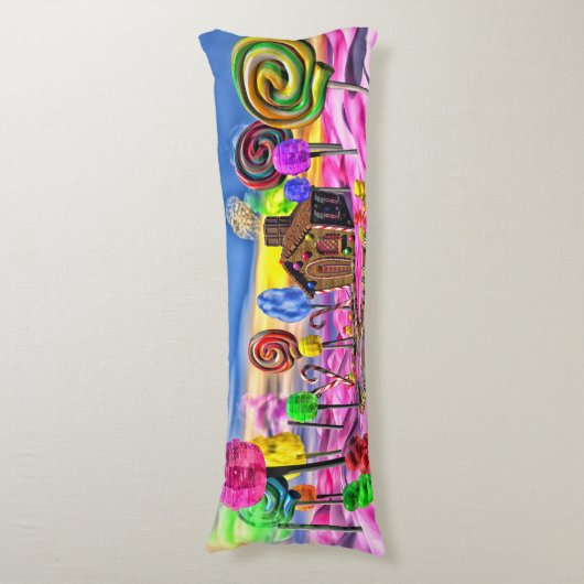 Pink Candyland Seitenschläferkissen (Vorderseite Vertikal)