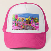 Pink Candyland Truckerkappe (Vorderseite)