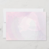 Pink Car Balloons Drive Thru Baby SHower Einladung (Rückseite)