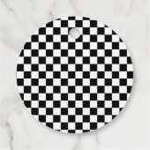 Pink Car Danke für das Racing by Birthday Gefallen Geschenkanhänger (Rückseite)