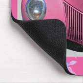 Pink Car Mouse Pad Mousepad (Ecke)