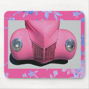 Pink Car Mouse Pad Mousepad