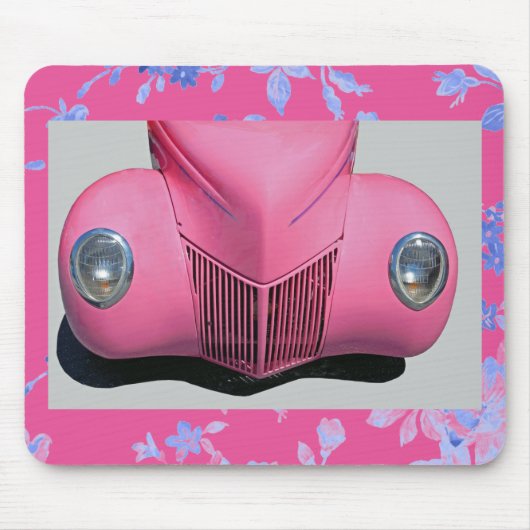 Pink Car Mouse Pad Mousepad (Vorne)