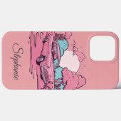 Pink Car Sunset Boss Lady Girlfriend Gift Case-Mate iPhone Hülle (Rückseite (Horizontal))