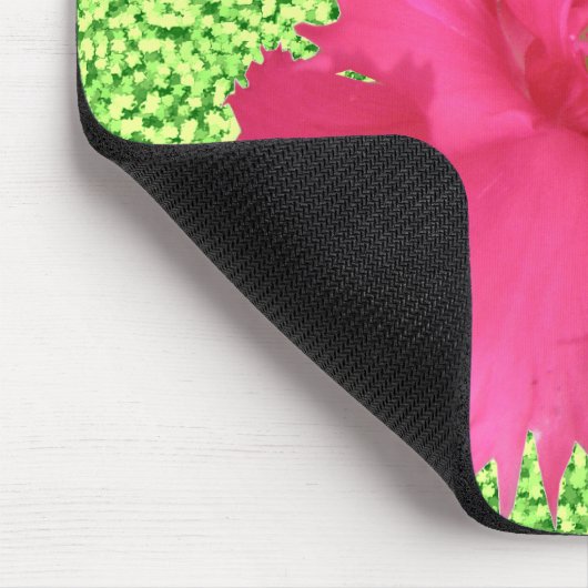 Pink Carnation Mousepad (Ecke)