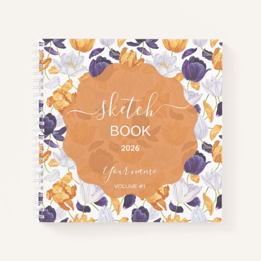 Pink Carnation Notebook Notizblock (Vorderseite)