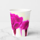 Pink Carnation Paper Cup Pappbecher (Rückseite)