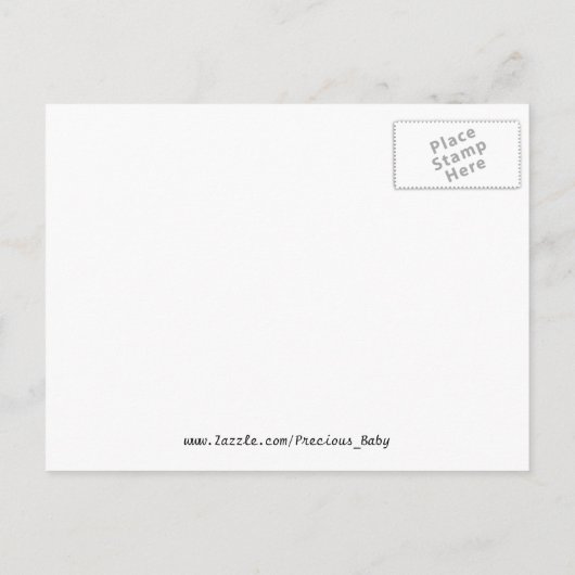 Pink Carnation Postcard Dusche Einladung (Rückseite)