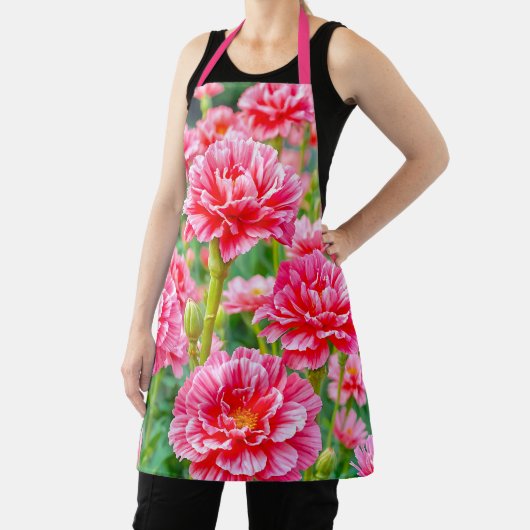 Pink Carnations Apron Schürze (InSitu)
