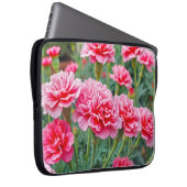 Pink Carnations Laptop Sleeve (Vorne Rechts)