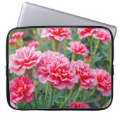 Pink Carnations Laptop Sleeve (Vorderseite)