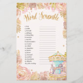 Pink Carousel World Scramble Baby Showspiel (Vorderseite)