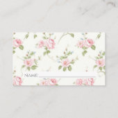 Pink Carriage Diaper Raffekarte Begleitkarte (Rückseite)