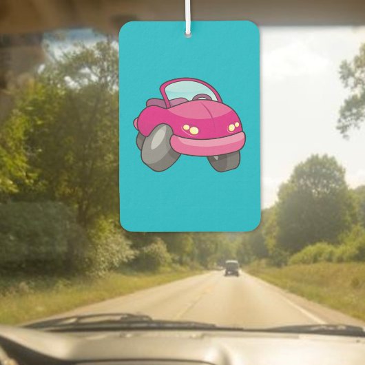 Pink Cartoon Car Autolufterfrischer