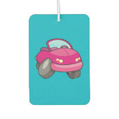 Pink Cartoon Car Autolufterfrischer (Vorderseite)
