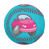 Pink Cartoon Car Baseball (Vorderseite Links)