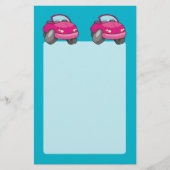 Pink Cartoon Car Flyer (Vorne)