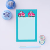 Pink Cartoon Car Flyer (Einzeln)