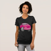 Pink Cartoon Car T-Shirt (Vorne ganz)