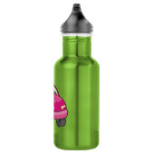 Pink Cartoon Car Trinkflasche (Rechts)