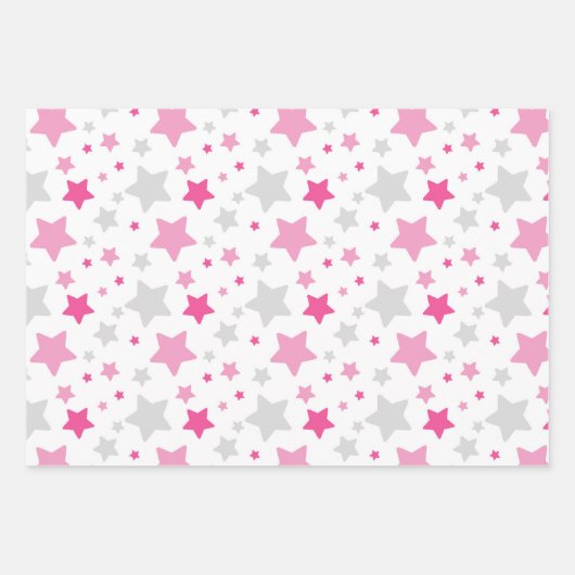 Pink Castle Pattern Geschenkpapier Set (Vorderseite 3)