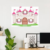 Pink Castle Poster