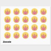 Pink Castle Stickers (Blatt)