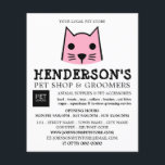 Pink Cat, Pet Store & Groomer Werbung Flyer<br><div class="desc">Pink Cat,  Pet Store & Groomer Werbung Flyer durch den Business Card Store.</div>