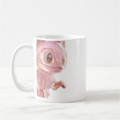 Pink cat printed mug kaffeetasse (Links)