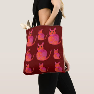 Pink Cate Funky niedlich Kitty Tasche