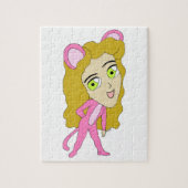 pink catgirl  puzzle (Vertikal)