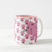 Pink Cats Tasse (VorderseiteRechts)